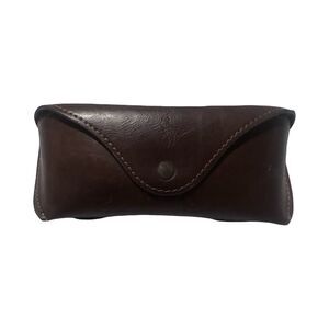 Polo Ralph Lauren Brown Leather Glasses Case Sunglasses Holder Eyeglasses